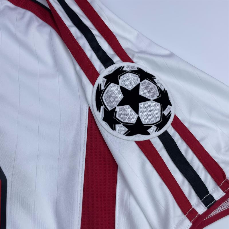 AC Milan 06-07 UEFA Champions League final version of Kaka short-sleeved jersey Inzaghi team uniforms retro suit soccer uniformssports classics