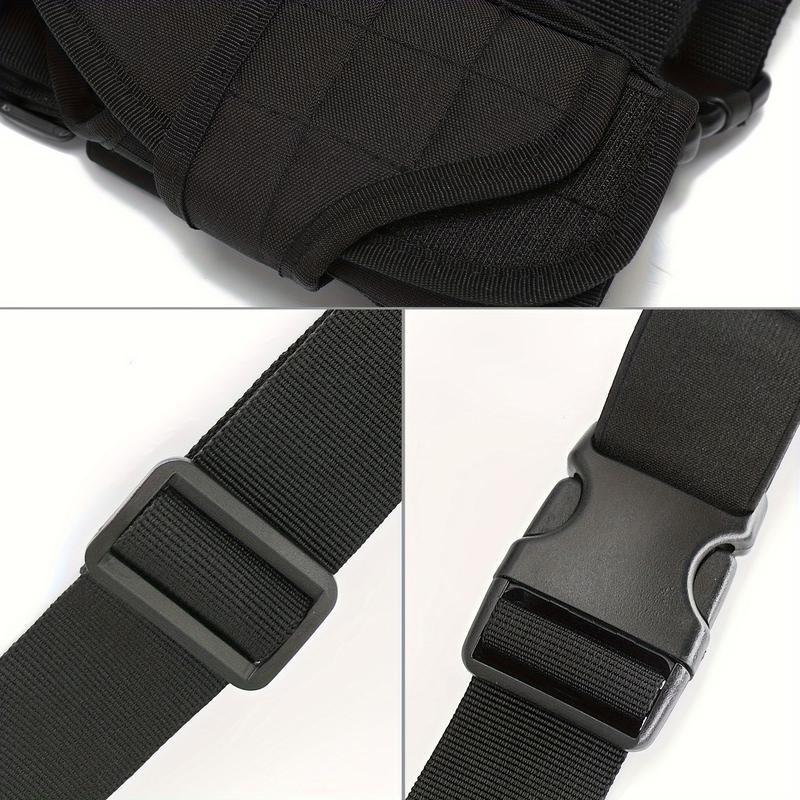 Right Leg Holster, Male and Female Thigh Holster with Cartridge Bag, Adjustable Leg Safety Belt, Suitable for Outdoor Sports