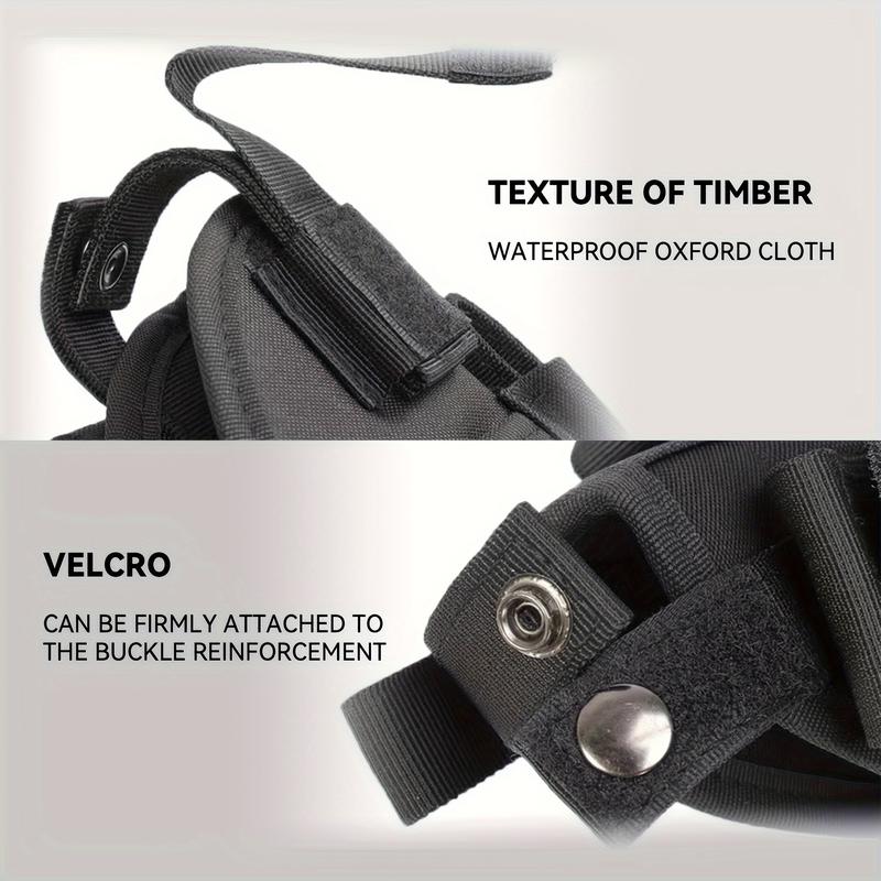 Right Leg Holster, Male and Female Thigh Holster with Cartridge Bag, Adjustable Leg Safety Belt, Suitable for Outdoor Sports