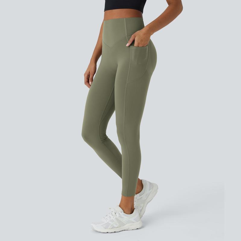 High Waisted Butt Lifting Tummy Control Side Pocket Shaping Training UltraSculpt Leggings