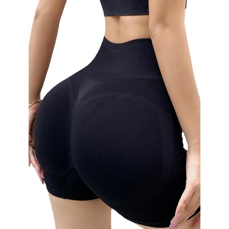 4pcs Women's High Waist Sports Gym Shorts, Gym Shorts, Quick Drying High Stretch Seamless Yoga Short Leggings, Leggings For Women