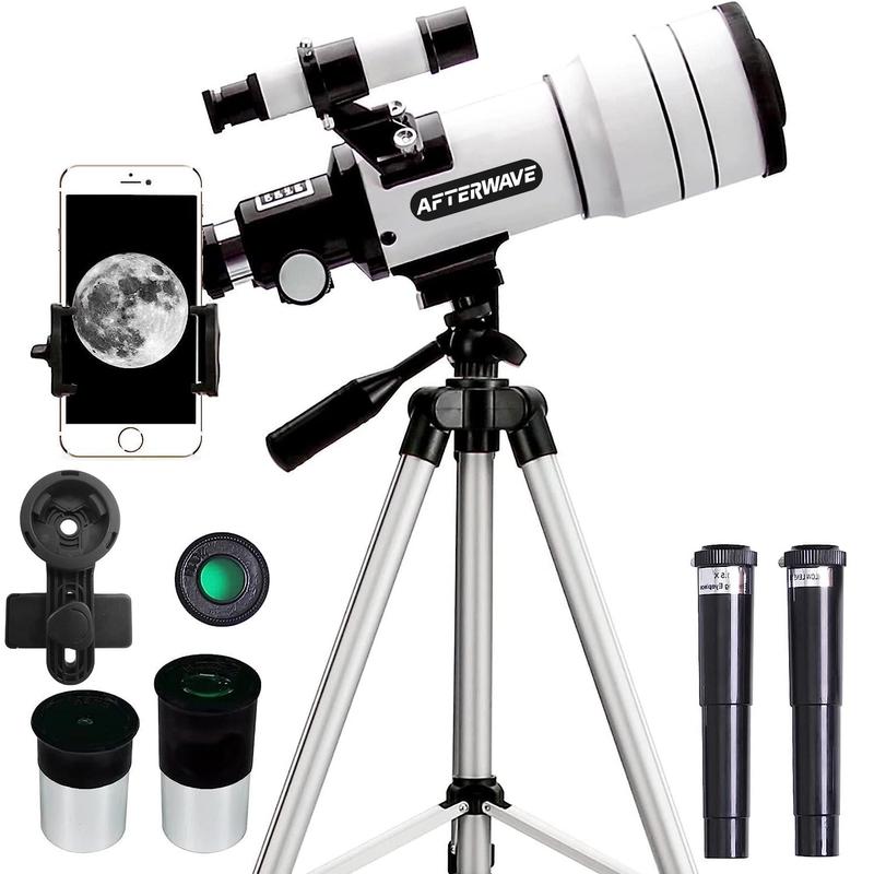Astronomical Telescope, 1 Set 150x Magnification Large Objective Lens Telescope with Adjustable Tripod, Outdoor Camping Telescope, Suitable for Beginners, Powerful Telescope, Monocular Telescope, Gifts for Boys