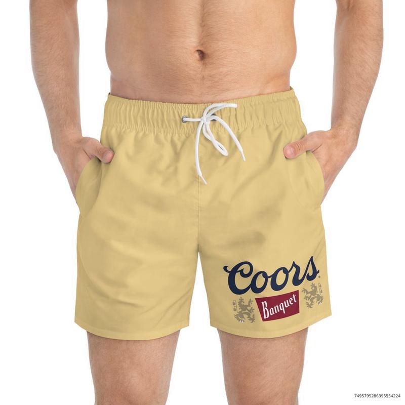 Coors Banquet Beer Swim Trunks-Shorts 5