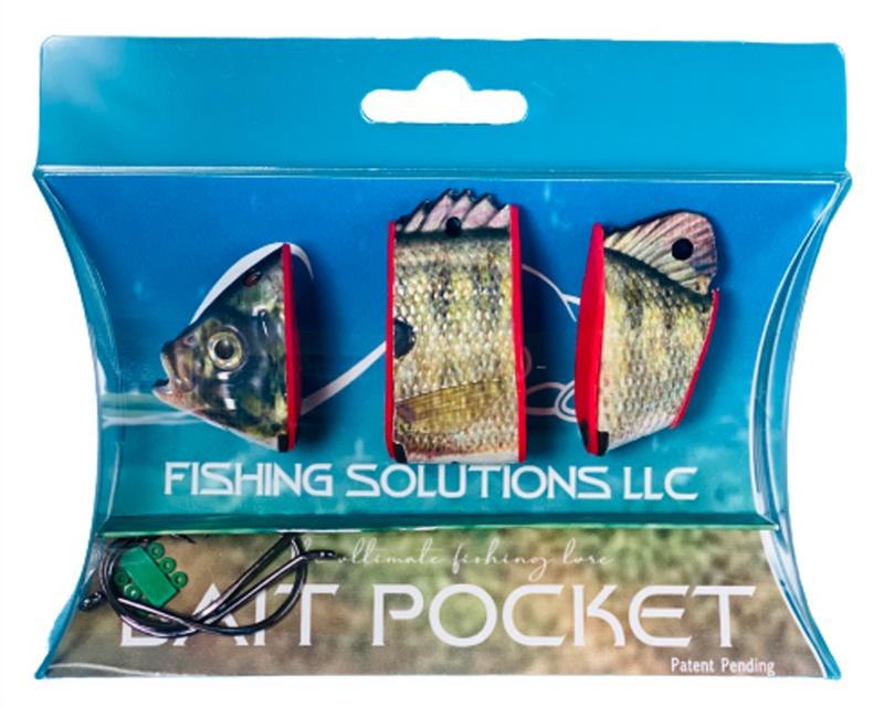 The Bait Pocket-Bluegill Sunfish; Patent-Pending Fishing Lure