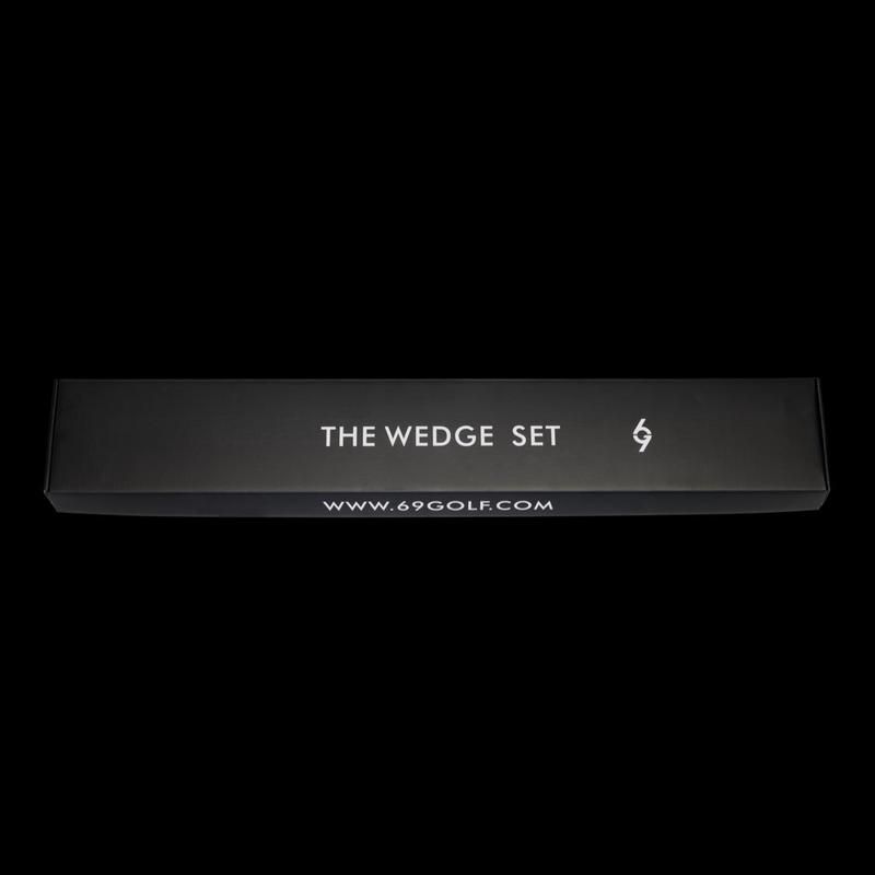 3-Wedge Set, featuring 54°, 60°, and the iconic 69° wedge