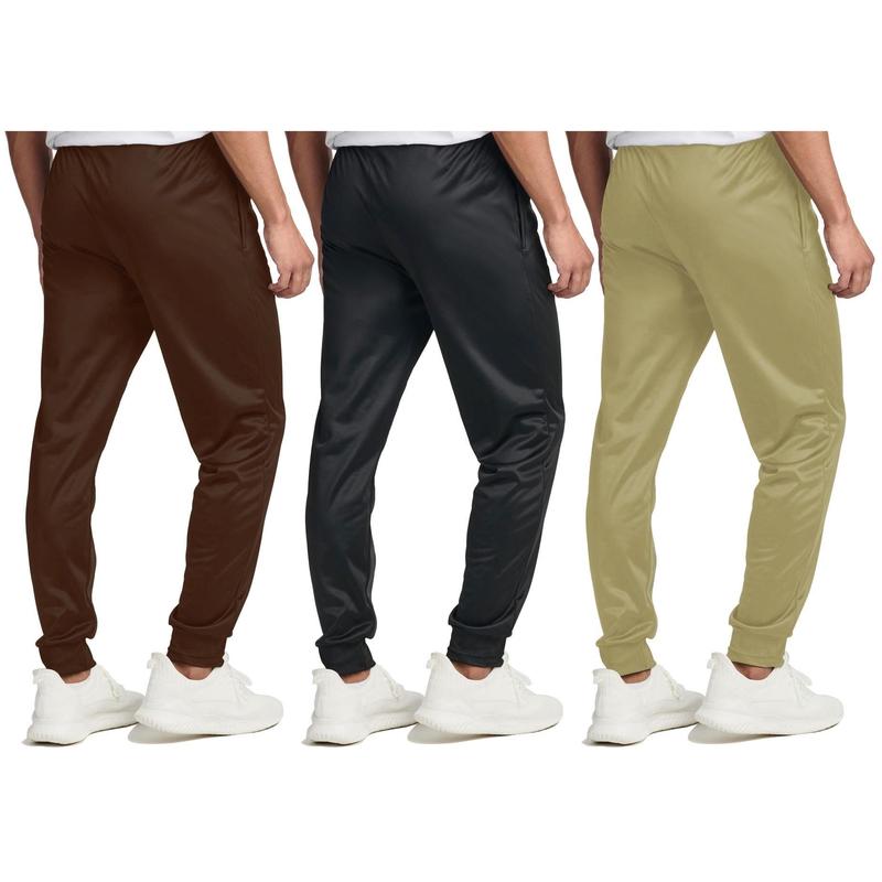 3 Pack Men's Athletic Pants Mesh Sweatpants Workout Jogger with Pockets for Running Jogging Hiking Mens Sweatpants