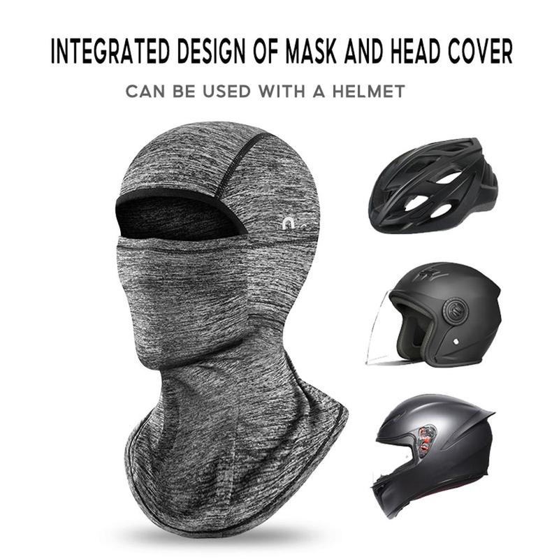 Motorcycle Full Face Mask, Breathable Sun Protection Balaclava, Summer Motorcycle Bike Face Mask, Ice Silk Full Face Mask