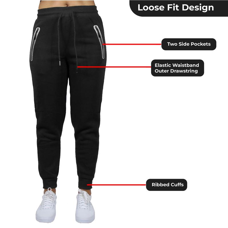 Women's Loose Fit Fleece Jogger Sweatpants