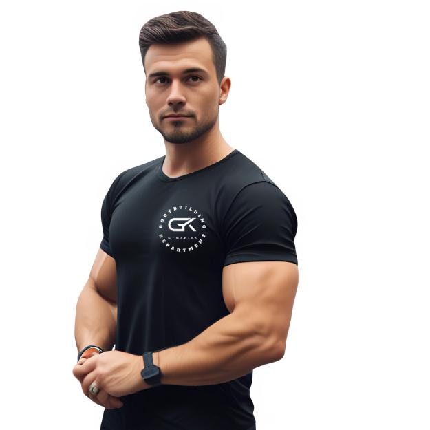 GYMANIAK 100% Cotton Premium Oversized Training Shirt for Bodybuilding