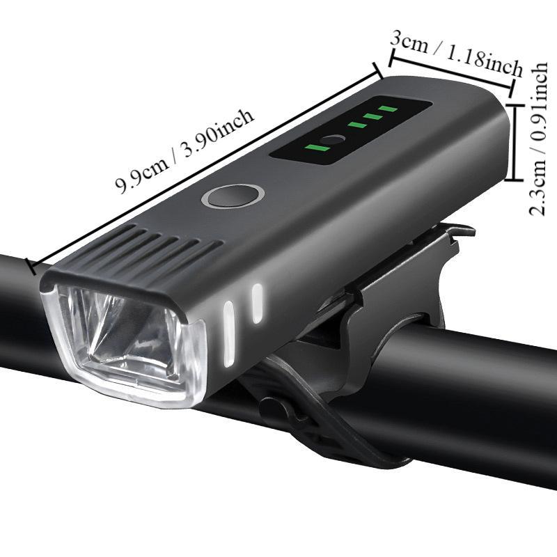 USB Rechargeable Bike Light, Smart Light Sensor Bike Light, Bicycle Front Light, Cycling Equipment Accessories for Outdoor Cycling