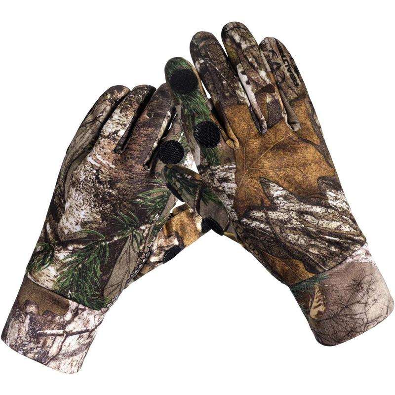 Camouflage Hunting Gloves Full Finger Fingerless Gloves Pro Anti-Slip Camo Glove Archery Accessories Hunting Outdoors