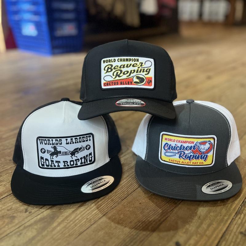 World Champion Roping Hat *Goat, Chicken, Beaver* | Cactus Alley Hat Co.