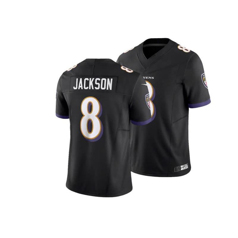 Baltimores Ravenss - #8 Lamarr Jacksons Limited Jersey - Black, Fan merchandise, Football lover jersey, Gift menswear, sport football jersey, outdoor sport