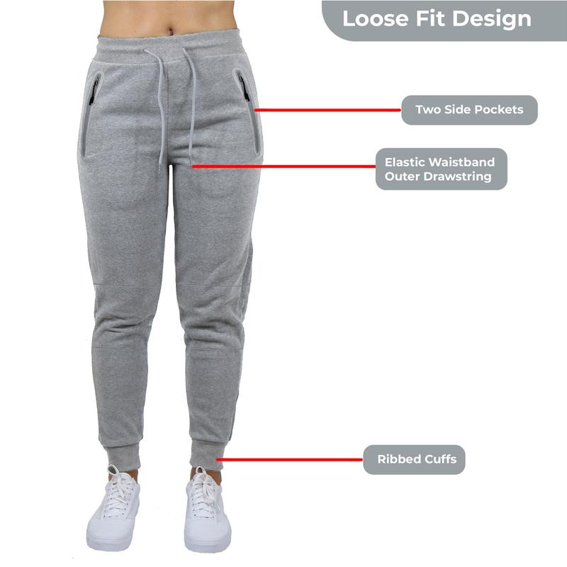 Women's Loose Fit Fleece Jogger Sweatpants