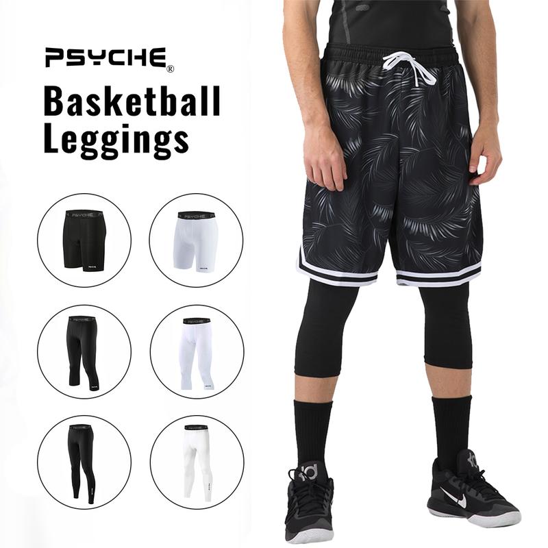 PSYCHE Men's Sports Shorts, Spandex Leggings, Casual Sports Shorts for Gym Workout Running, Men's Sport & Outdoor Clothing for Spring Fall