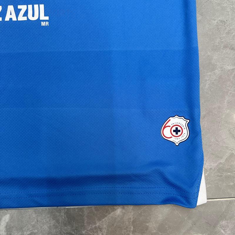 24 25 Cruz azul soccer jersey cemento home blue