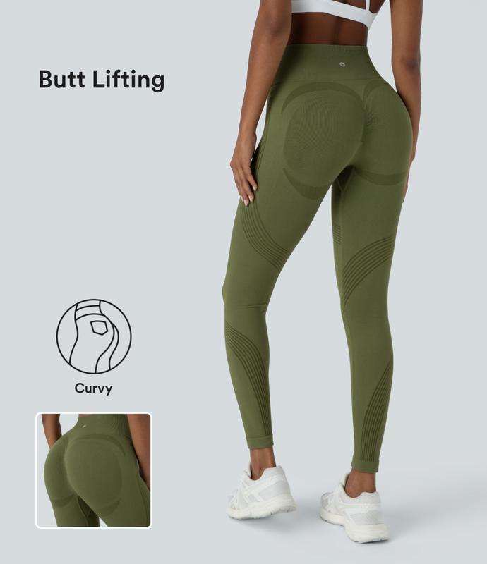 Halara Seamless Flow High Waisted 7 8 Yoga Leggings