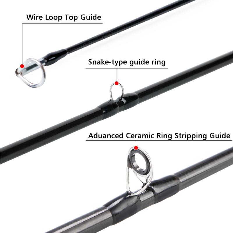 Sougayilang fly fishing rod and reel set, perfect for anglers who want to catch more fish, a good helper for fishing!