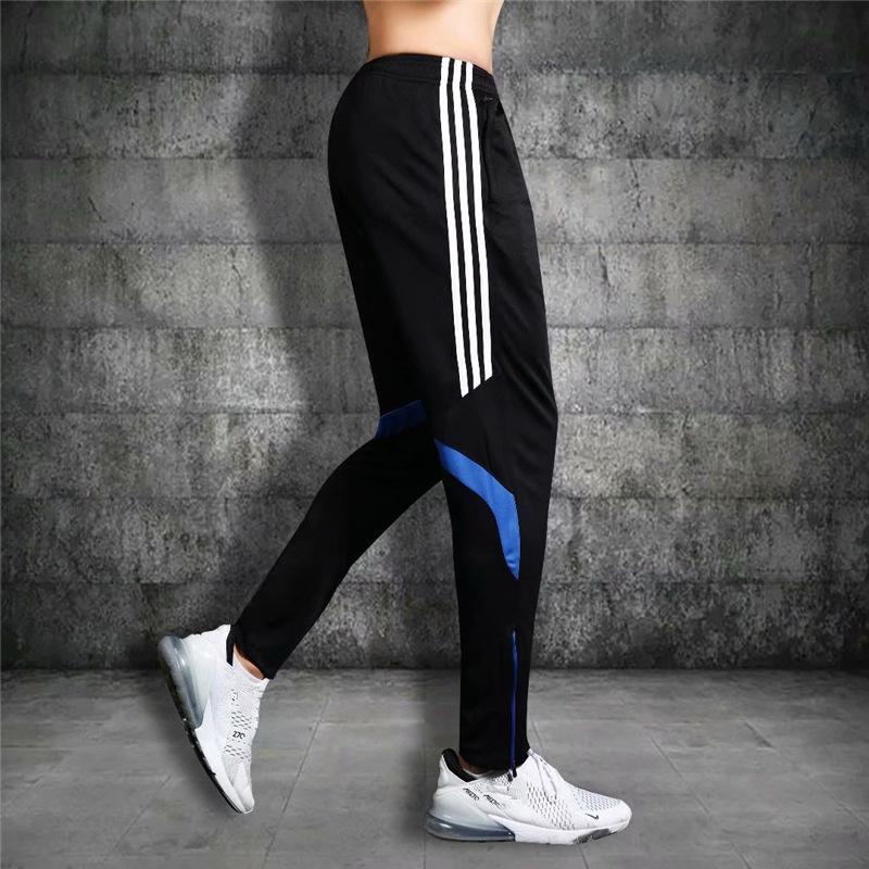 Running Pants for Men Training Jogging Sports Pants With Zipper Pockets Trousers Football Fitness Leggings Sweatpants