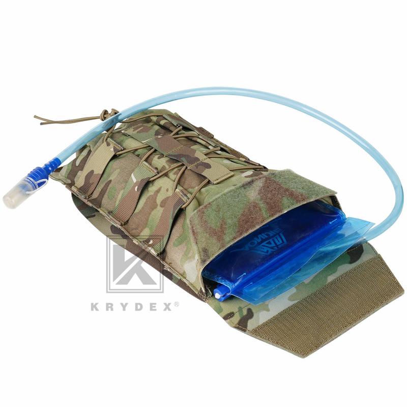 Krydex Tactical 50 oz Hydration Carrier MOLLE Pack Modular Water Bladder Pouch Water Bladder is not include