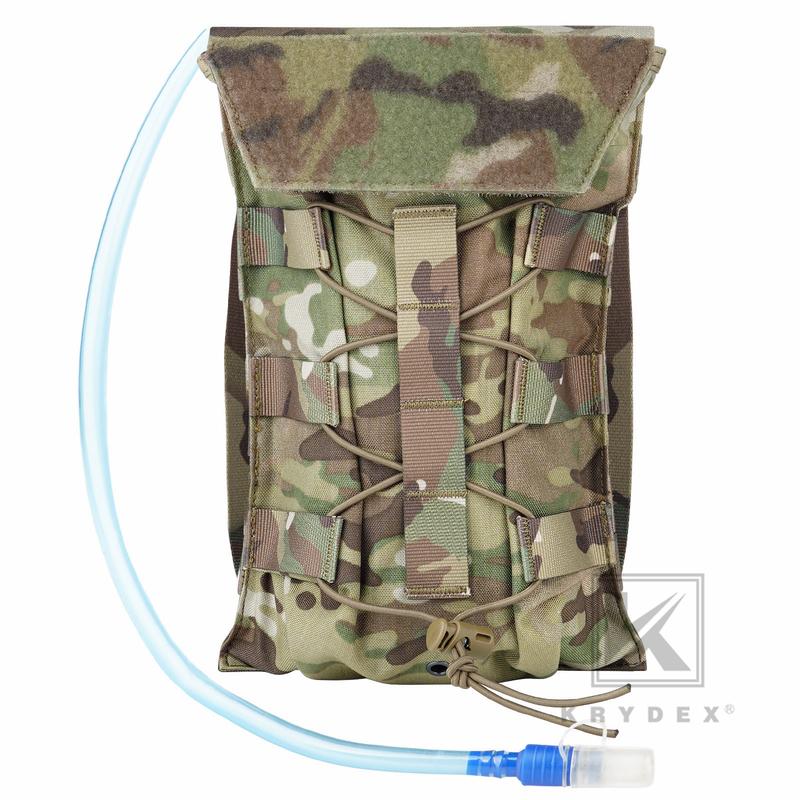 Krydex Tactical 50 oz Hydration Carrier MOLLE Pack Modular Water Bladder Pouch Water Bladder is not include