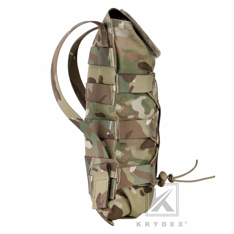 Krydex Tactical 50 oz Hydration Carrier MOLLE Pack Modular Water Bladder Pouch Water Bladder is not include