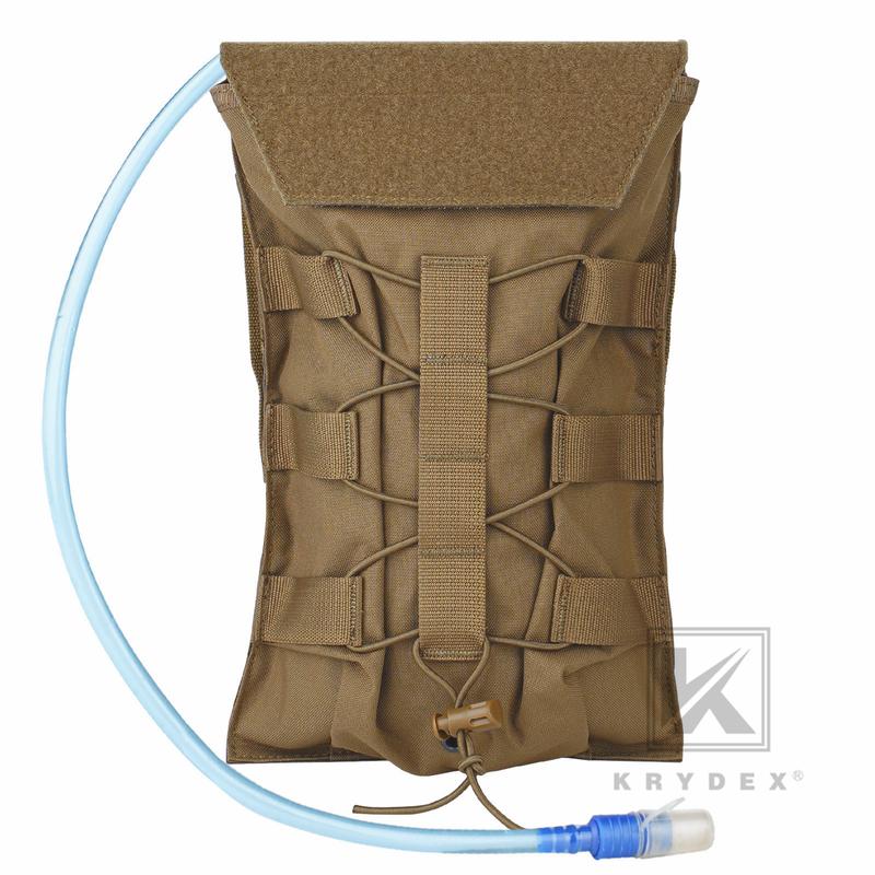 Krydex Tactical 50 oz Hydration Carrier MOLLE Pack Modular Water Bladder Pouch Water Bladder is not include