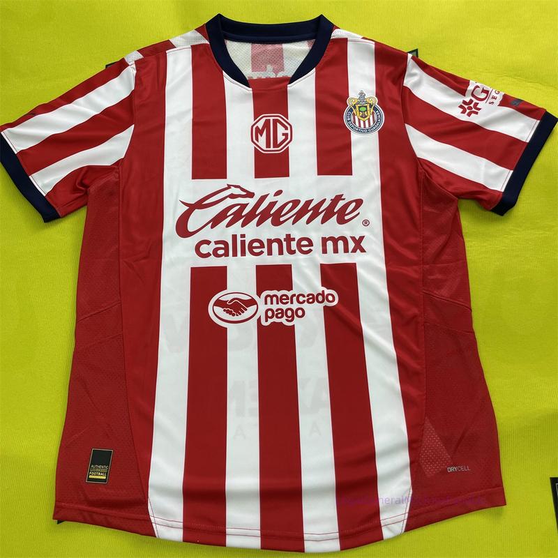 24 25 Mexico League Guadalajara Home Short Sleeve Soccer Jersey