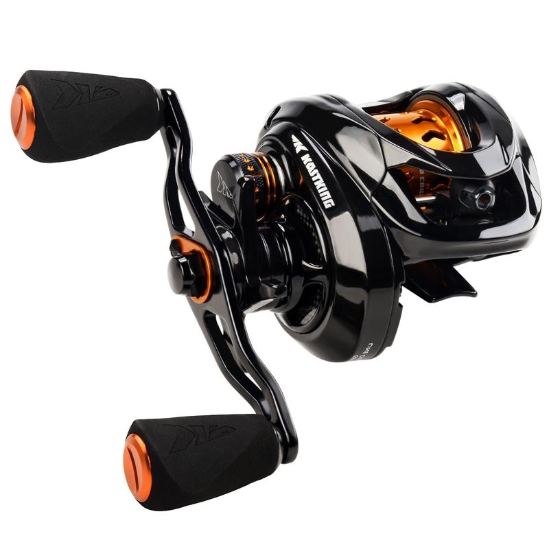 KastKing Zephyr Bait Finesse Baitcasting Reel, Carbon Fiber Fishing Reel - Drag Clicker Version, 7.2:1 Gear Ratio Fishing Reel - 5.6oz Lightweight Bait Finesse System Freshwater Saltwater Casting Reel