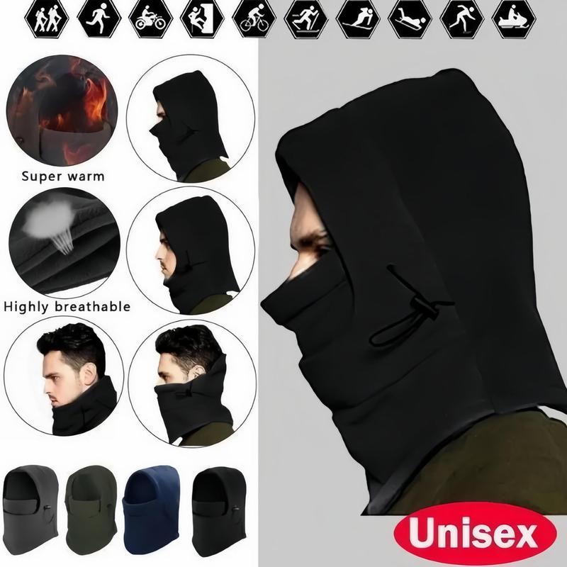 Unisex Waterproof Warm Balaclava Hat, Windproof Full Face Mask, Warm Hiking Scarf Hat, Suitable for Motorcycle Riding & Hiking, Motorcycle Accessories