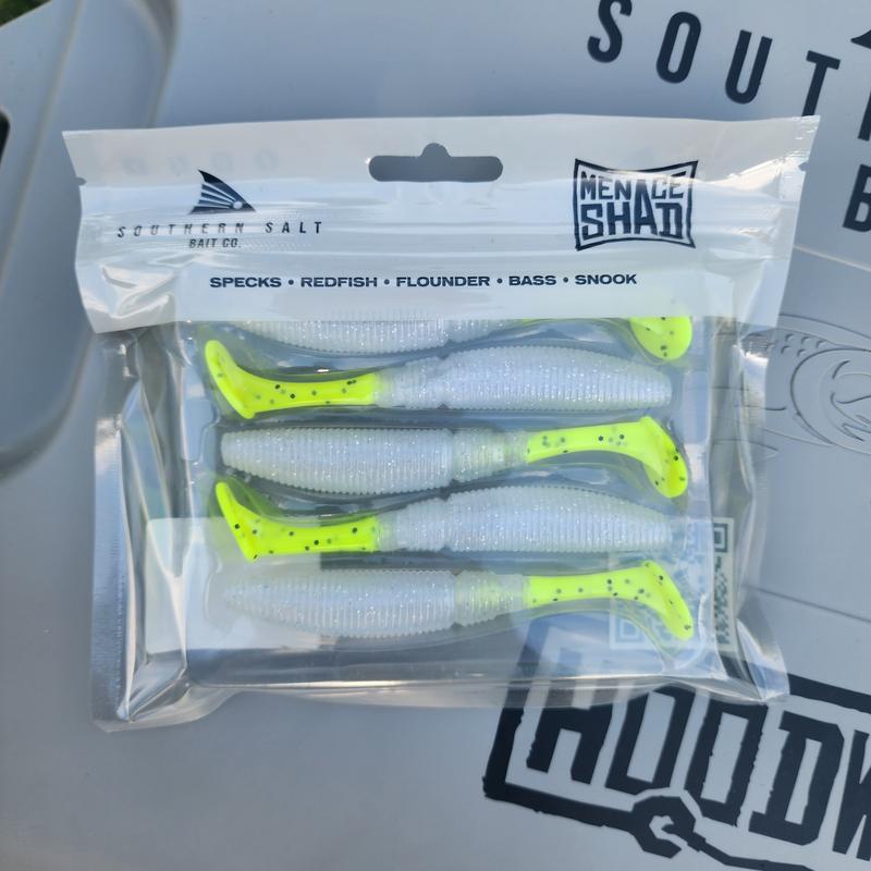 Menace Shad - Southern Salt Bait Co. - Soft plastic fishing lures