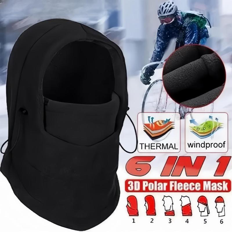 Unisex Waterproof Warm Balaclava Hat, Windproof Full Face Mask, Warm Hiking Scarf Hat, Suitable for Motorcycle Riding & Hiking, Motorcycle Accessories