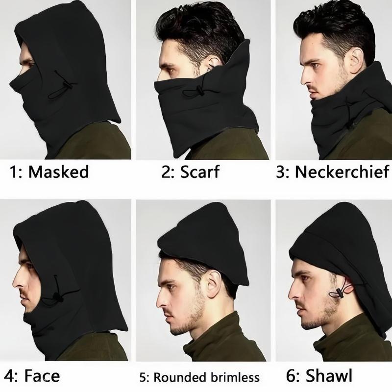 Unisex Waterproof Warm Balaclava Hat, Windproof Full Face Mask, Warm Hiking Scarf Hat, Suitable for Motorcycle Riding & Hiking, Motorcycle Accessories