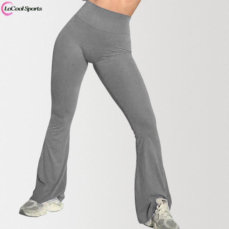 Women Flare Leggings Scrunch Butt Lifting Bootcut High Waist Yoga Pants