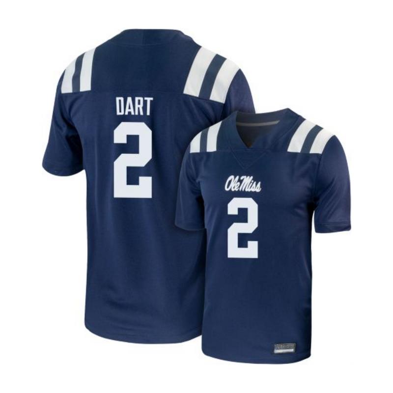 Ole Misss Rebelss Football Replica Jersey #2 JAXSONN DARTT , Men's Limited Football Jersey, Fan merchandise,NCAA Football, Football lover jersey, Gift menswear, FULL Size S-5XL