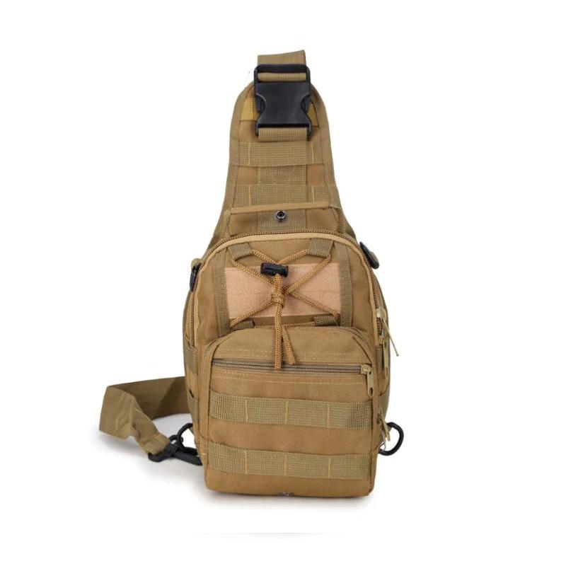 Men's Tactical Sling Backpack – MOLLE Travel Chest Pack for Outdoor Hiking Does not apply