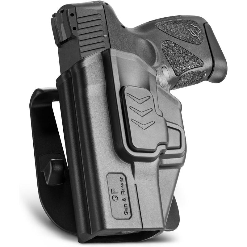 Left handed Taurus G2C G3C, Taurus Millennium G2 PT111   G2 PT140, Outside Waistband Carry Holster, Level II Retention Locking System, 360 Degrees Adjustable, Left handed