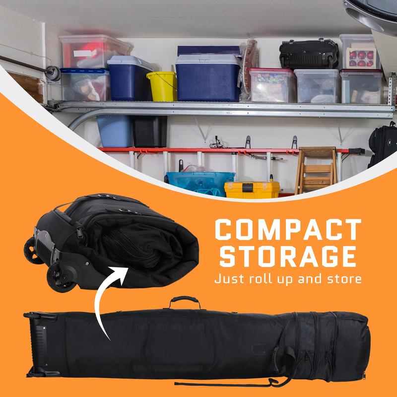 Snowboard Bag with Wheels | Store all your Snowboarding Gear | Snowboard Bag for Air Travel | Waterproof Design | Fully Adjustable fit 150cm-170cm | Rollup Design for Ultimate Portable Storage