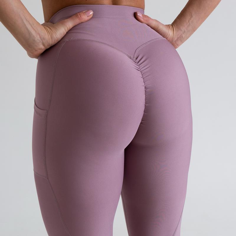 Pro-Fit Ruched Butt Lifting Scrunch butt High Waist Workout Legging s with pockets, Moisture-wicking, Slim-fitting Shaping, Comfort, Breathable, Squat Proof, Stretch, Sports wear Women's wear Workout Training Gym Fitness 78010 yoga legging