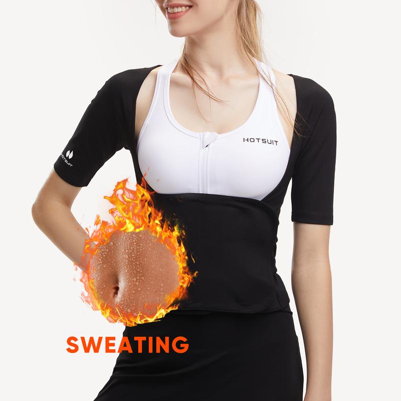 HOTSUIT Women's Short Sleeve Performance Shirt – Ideal for Gym and Sports Activities