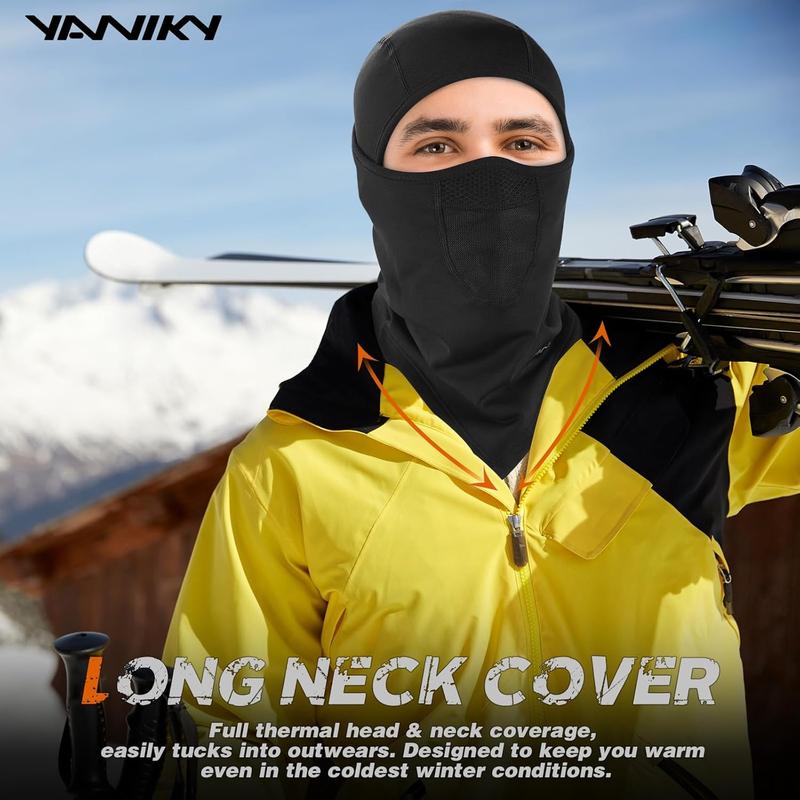 Winter Balaclava Ski Mask for Men Women Breathable Warm Face Mask Windproof Thermal Fleece Face Cover for Cold Weather