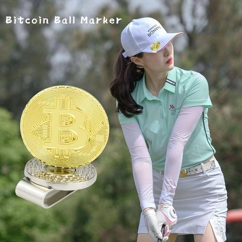 Golf Putting Green Marker with Magnetic Hat Clip, Portable Ball Marker, Golf Accessories for Men & Women, Golf Enthusiast Gift