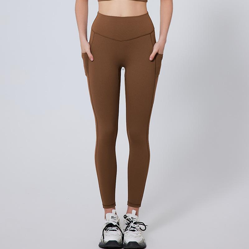 Halara High Waisted Tummy Control Side Pocket Shaping Training Leggings