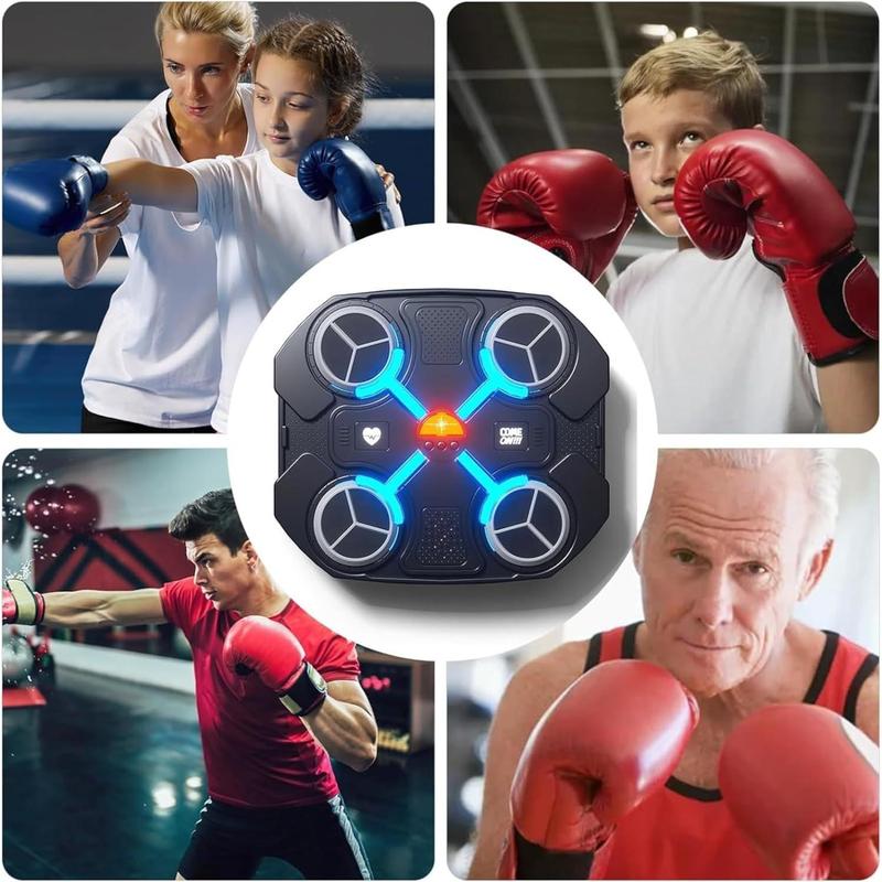 2024 Music Boxing Machine Wall Mounted Bluetooth Smart Music Boxing Machine Electronic Boxing Target Training Punching Equipment Trainer for Home,Birthday Gifts for Women