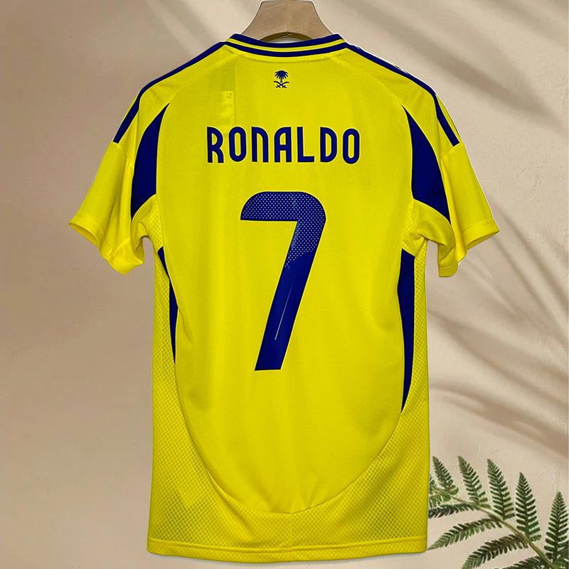 Football Jersey 2425 Al-Nassr FC Victory Home Away 7 Ronaldo Unisex Best Quality