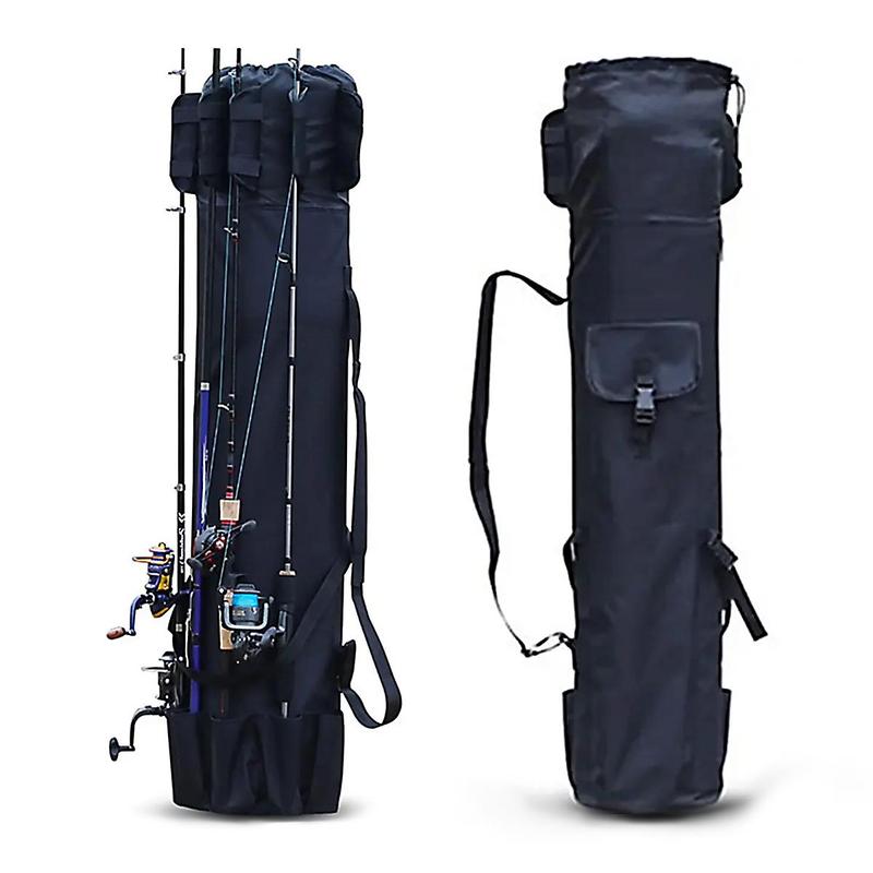 Large Capacity Fishing Rod Bag, Portable Drawstring Design Fishing Pole Storage Bag, Fishing Accessories Organizer, Fishing Equipment, Flyfishing, Solocamping, picnicaesthetic, Stocking Fillers Gift, Gifts for Men