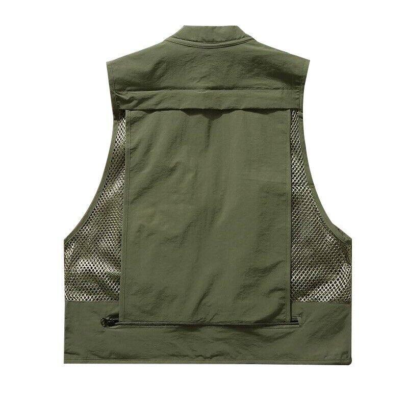 Vest For Men with Multi-Pockets for Hunting, Fishing, Hiking, Photography