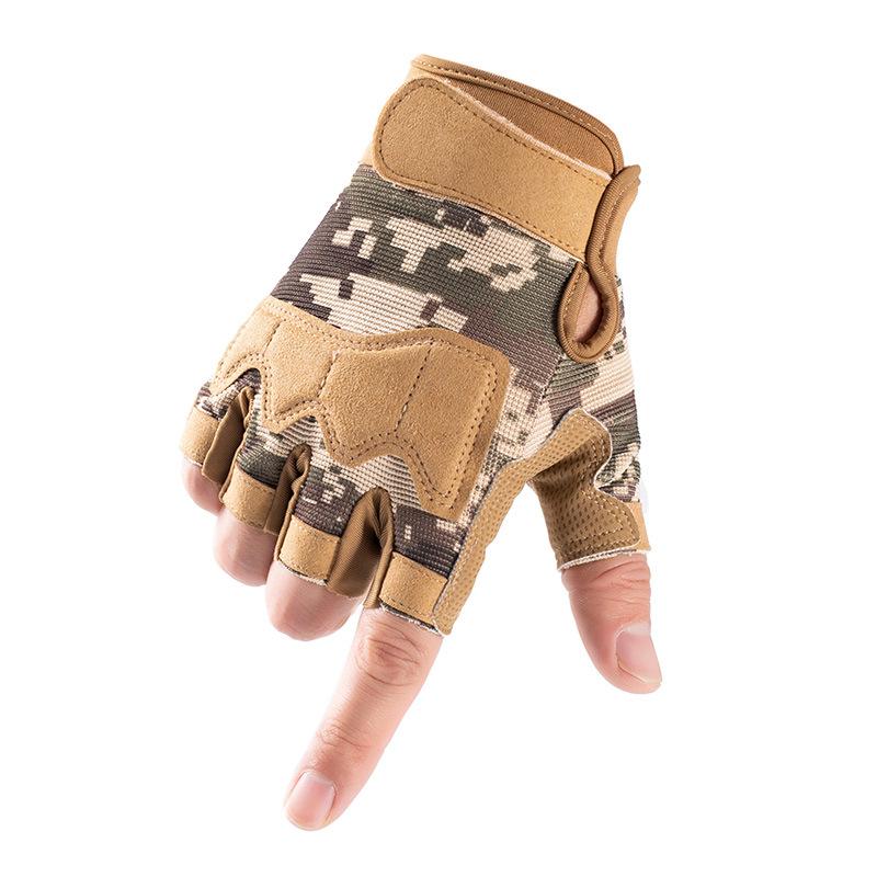 Half finger men's and women's outdoor sports cycling training gloves  non-slip wear-resistant tactical gloves, fitness gloves