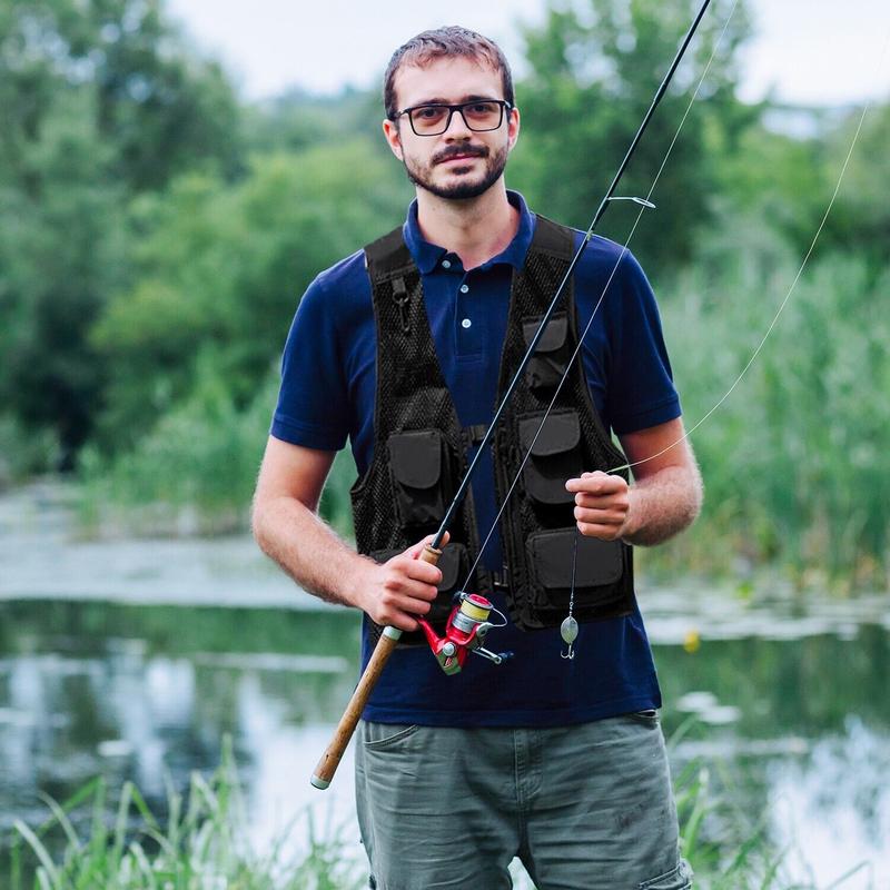 Vest For Men with Multi-Pockets for Hunting, Fishing, Hiking, Photography