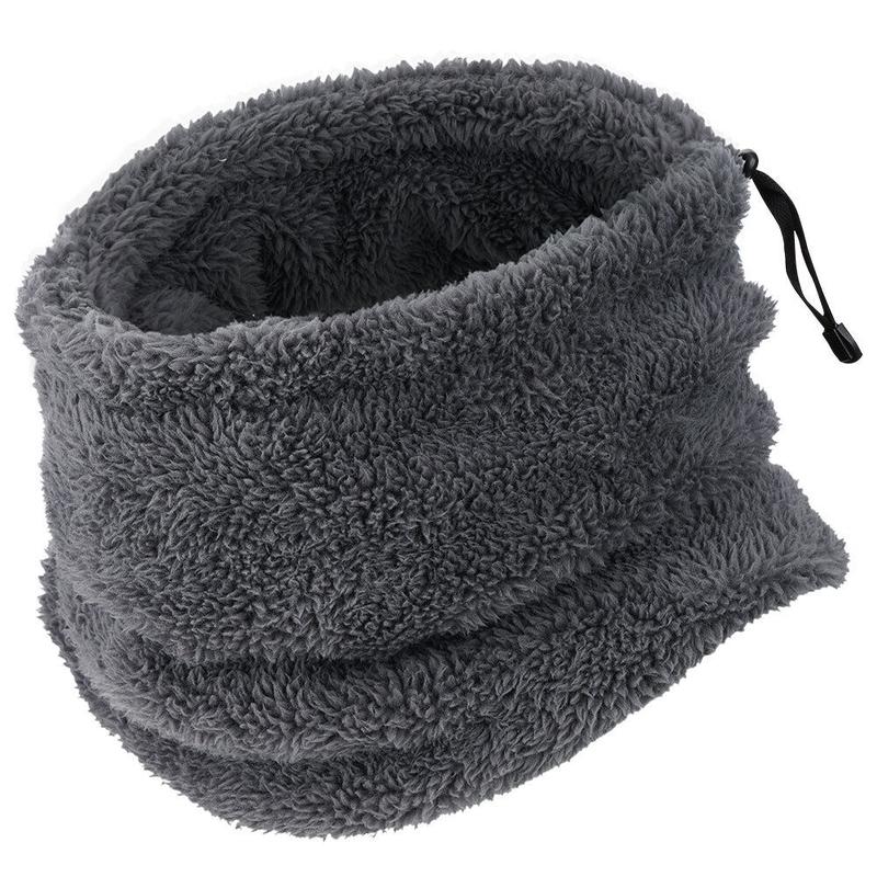 Winter Windproof Fleece Neck Warmer Half Face Mask For Men Women Ski Bandana